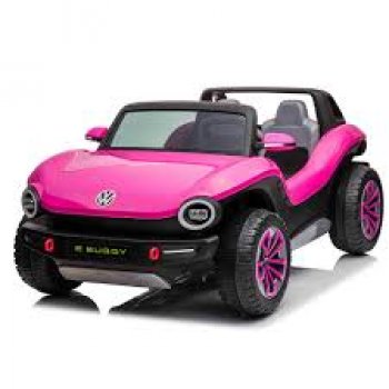 CARRO ELETRICO INFANTIL E-BUGGY  BIG VOLKSWAGEN  2 LUGARES  12V ROSA - BEL