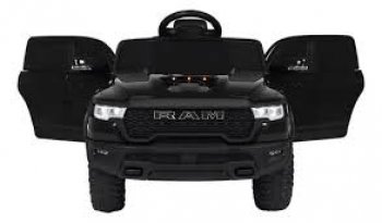 CARRO ELETRICO INFANTIL DODGE RAM 12V  PRETA - BEL