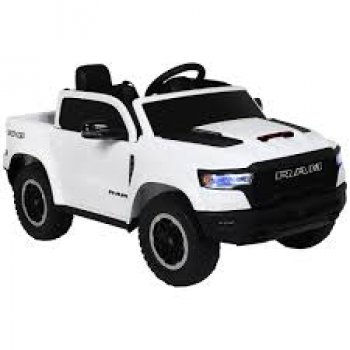 CARRO ELETRICO INFANTIL DODGE RAM 12V  BRANCA - BEL