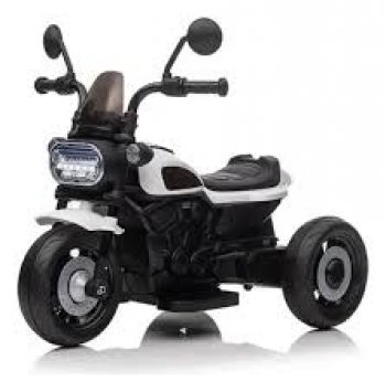 MOTO ELETRICA INFANTIL FREEWAY KING 3 RODAS 6V BRANCA - BEL