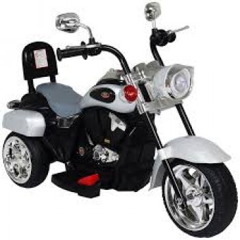 MOTO ELETRICA INFANTIL  3 RODAS TR1501 6V  CINZA - BEL