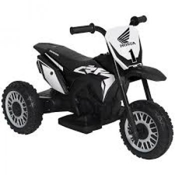 MOTO ELETRICA INFANTIL  3 RODAS CRF 450R HONDA 6V  PRETA - BEL