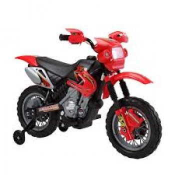 MOTO  CROSS TRAIL ELETRICA 6V  VERMELHO - BEL (P55)