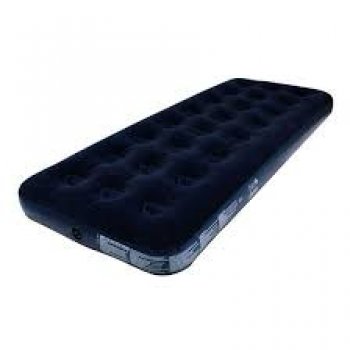 COLCHÃO INFLÁVEL SOLTEIRO DELUXE COMFORT AZUL (1,85 m x 76 cm x 22 cm)