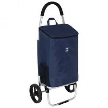 CARRINHO BOLSA TERMICA AZUL COM RODINHAS - BEL (P55)