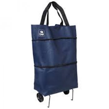 BOLSA SACOLA MULTIUSO AZUL COM RODINHAS - BEL