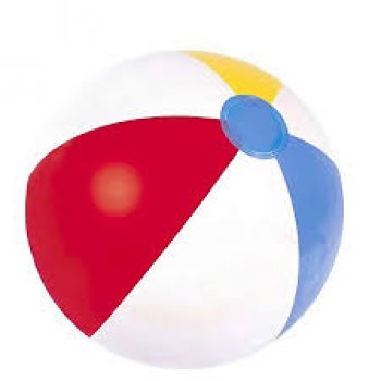BOLA DE PRAIA INFLAVEL COLORIDA Ø 34 CM(P88-10)