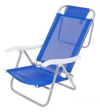 CADEIRA BEL SUNNY ALUMINIO SANNET 6 POSICOES AZUL