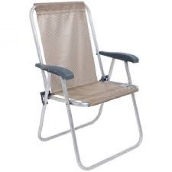 CADEIRA BEL ALTA ALUMINIO RELAX COMFORT - BEGE (P55)