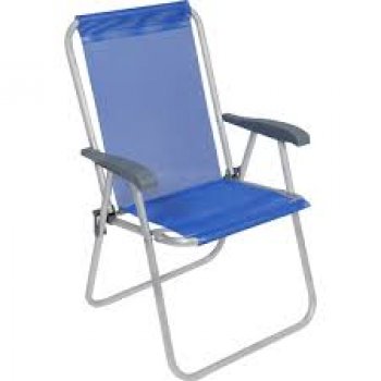 CADEIRA BEL ALTA ALUMINIO RELAX COMFORT - AZUL (P55)