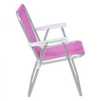 CADEIRA BEL ALTA ALUMINIO LAZY SANNET ROSA