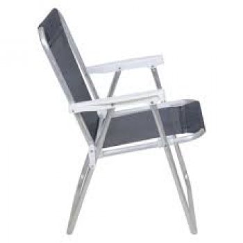 CADEIRA BEL ALTA ALUMINIO LAZY SANNET PRETO