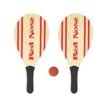 FRESCOBOL RED NOSE - KIT RAQUETE + BOLA + SACOLA