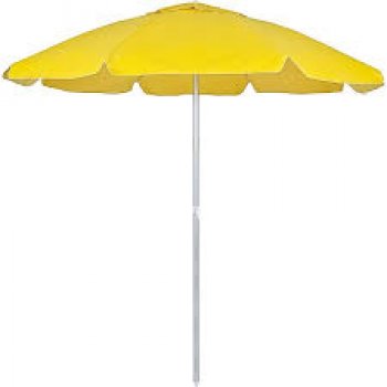 GUARDA-SOL SICILIA 2,60 M ALUM. VAR.FIB  POLIESTER AMARELO