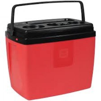 CAIXA TERMICA 36L BEL - VERMELHA/PRETA