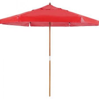 OMBRELLONE XANGRI-LÁ BAGUM 2,40 m - MADEIRA - VERMELHO