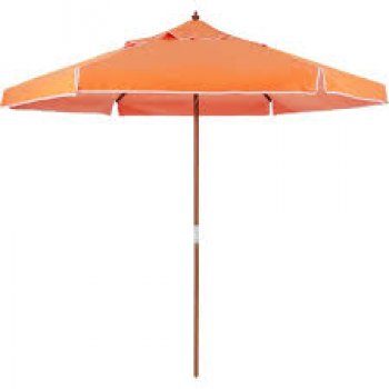 OMBRELLONE XANGRI-LÁ BAGUM 2,40 m - MADEIRA - LARANJA
