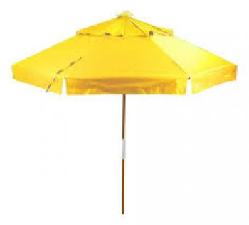 OMBRELLONE XANGRI-LÁ BAGUM 2,40 m - MADEIRA - AMARELO