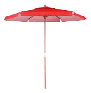 OMBRELLONE ITAPEMA BAGUM 2,00 m MAD. - VERMELHO