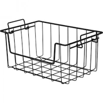 CESTO EM AÇO EMPILHAVEL G PRETO VIENA - BEL (P55)