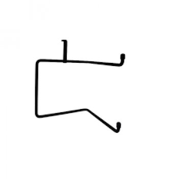 PORTA PAPEL HIGIENICO CURVY PRETO - BEL (P55)