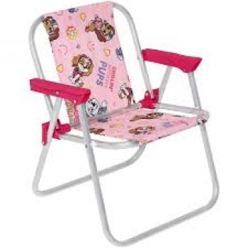 CADEIRA BEL INFANTIL ALUMINIO PATRULHA CANINA PINK (P55)