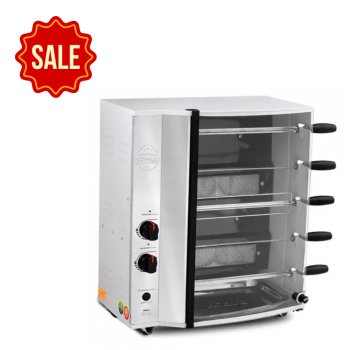 CHM - Assador a Gás Nativa Giratório Acendimento Manual Branco M.1/30 cv