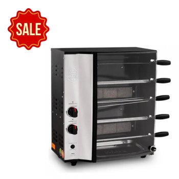 CHA - Assador a Gás Nativa Giratório Acendimento Automático Preto M.1/30 cv