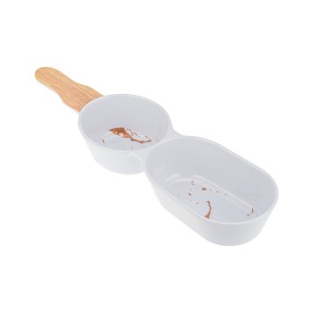 Travessa Dupla Marmorizada 36 x 10 cm WECK