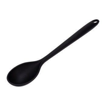 Colher Profissional Silicone 45CM Preta