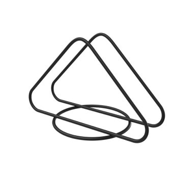 PORTA GUARDANAPOS TRIANGULAR ARAMADO - LINHA BLACK