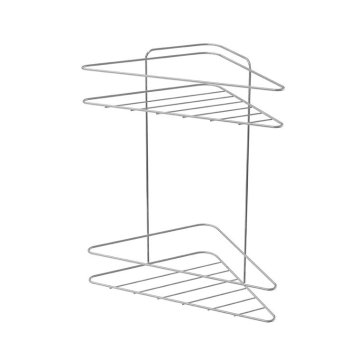 SUPORTE MULTIUSO CANTO DUPLO ARAMADO - CROMADO