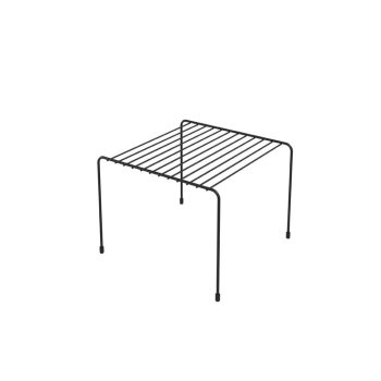 ORGANIZADOR PRATELEIRA MULTIUSO 20 X 20 CM ARAMADO - LINHA BLACK