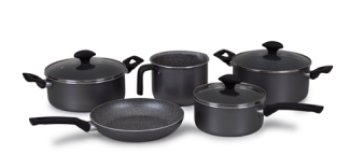  Cj 05 Pçs Petra+ Indução Preta