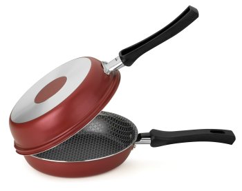  Frigideira Dupla 24 Gourmet Vermelha