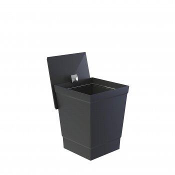 LIXEIRA AVULSA PRETO