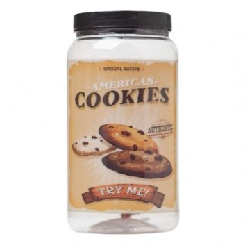 POTE 1500ML COOKIES TRANSPARENTE