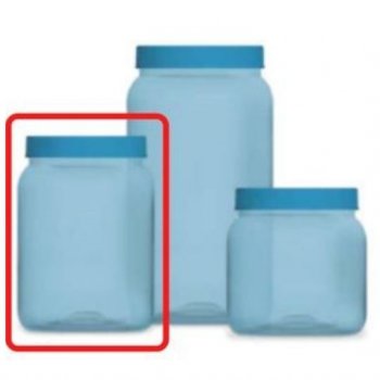 POTE 1000ML LISO AZUL