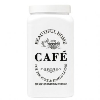POTE 1600ML QUADRADO CAFE BRANCO
