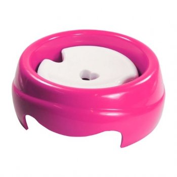 BEB. PLAST. ESPECIAL P/ CAES 1.000 ml - PELOS LONGOS (ROSA)