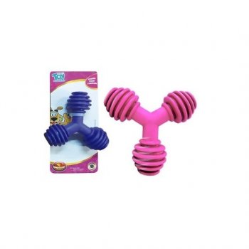 BRINQUEDO CAES TRIANGULO DE BORRACHA N2 - M