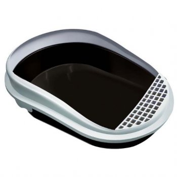 BANDEJA HIG. GATO FURACAOPET SMART C/ ARCO - BLACK
