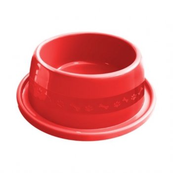 COMEDOURO PLAST. ANTI-FORMIGA N2 - 550 ml (VERMELHO)