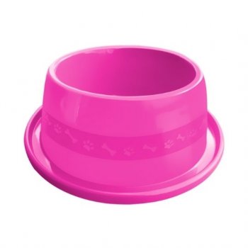 COMEDOURO PLAST. ANTI-FORMIGA N4 - 1.900 ml (ROSA)