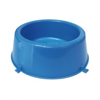 COMEDOURO PLAST. CLASSIC N1 - 370 ml (AZUL)