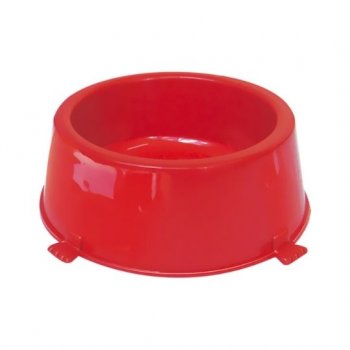 COMEDOURO PLAST. CLASSIC N2 - 1.080 ml (VERMELHO)