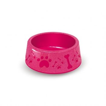 COMEDOURO PLAST. PARIS FURACAOPET N2 - 850 ml (ROSA)