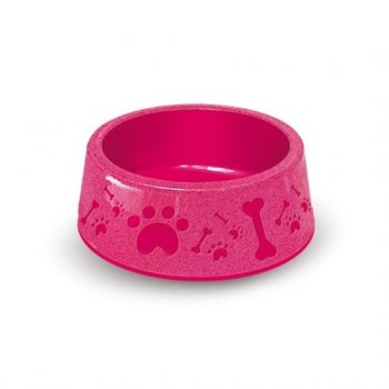 COMEDOURO PLAST. PARIS FURACAOPET N4 - 1.900 ml (ROSA)