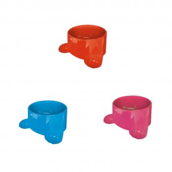 COMEDOURO PLAST. COM PATAS FURACAOPET N3 - 1400 ml