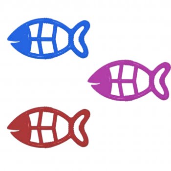 BRINQUEDO CAES PEIXE DE BORRACHA FURACAOPET